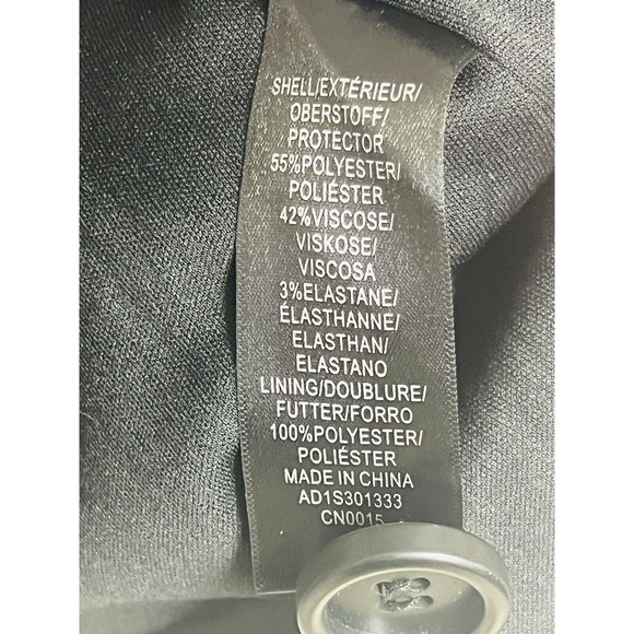 Adrianna Papell Plaid Jacquard Pocket Blazer Size Medium - Picture 5 of 6